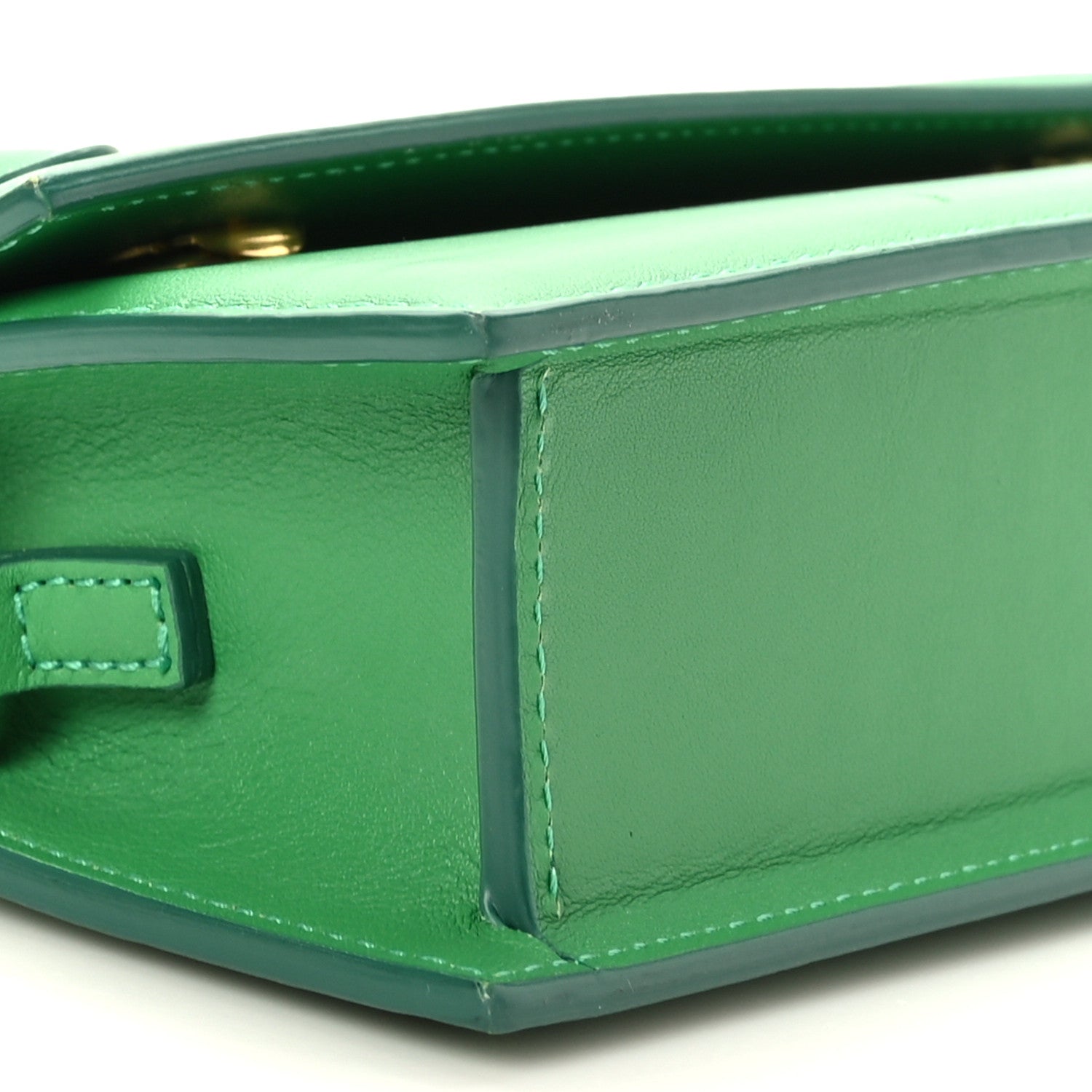 Jacquemus Smooth Calfskin Le Chiquito Long Green 7 of 8