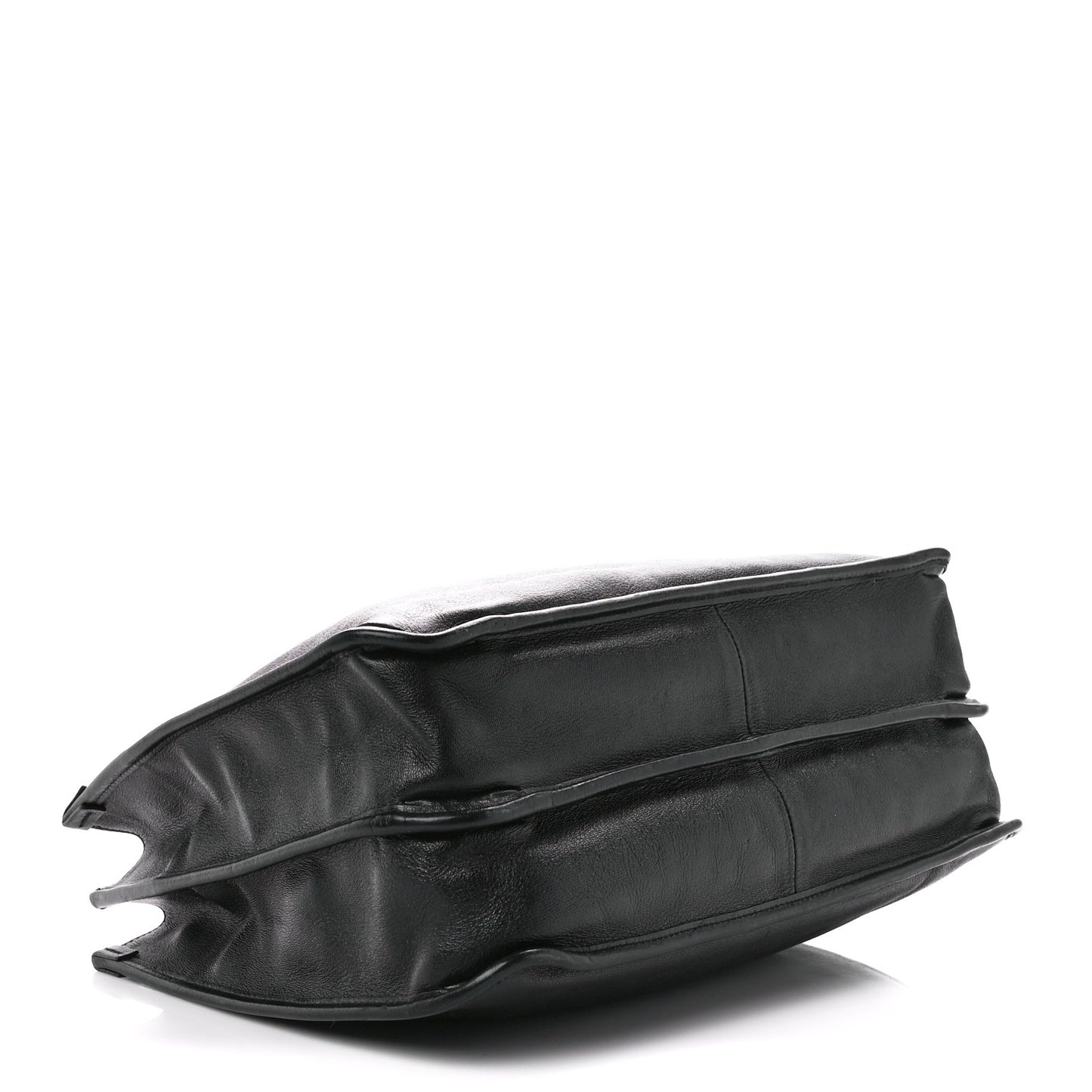 New Sakai Calfskin Lux Medium Horsebit 1955 Tote Bag Black