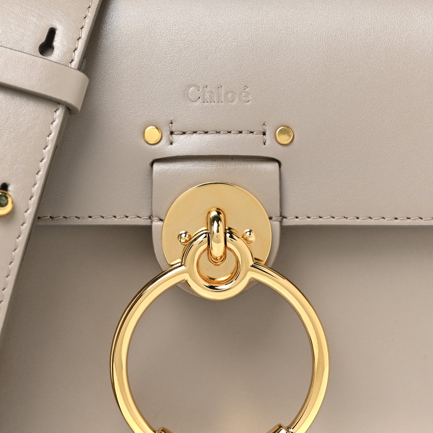 Calfskin Small Tess Bag Motty Grey
