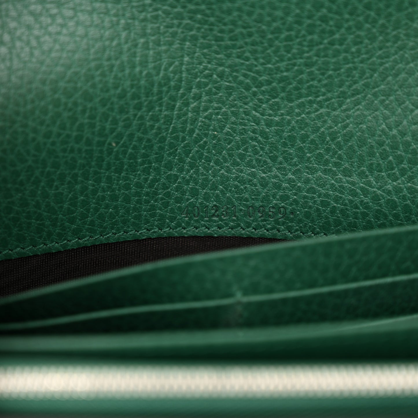 Calfskin Mini Dionysus Chain Wallet Emerald