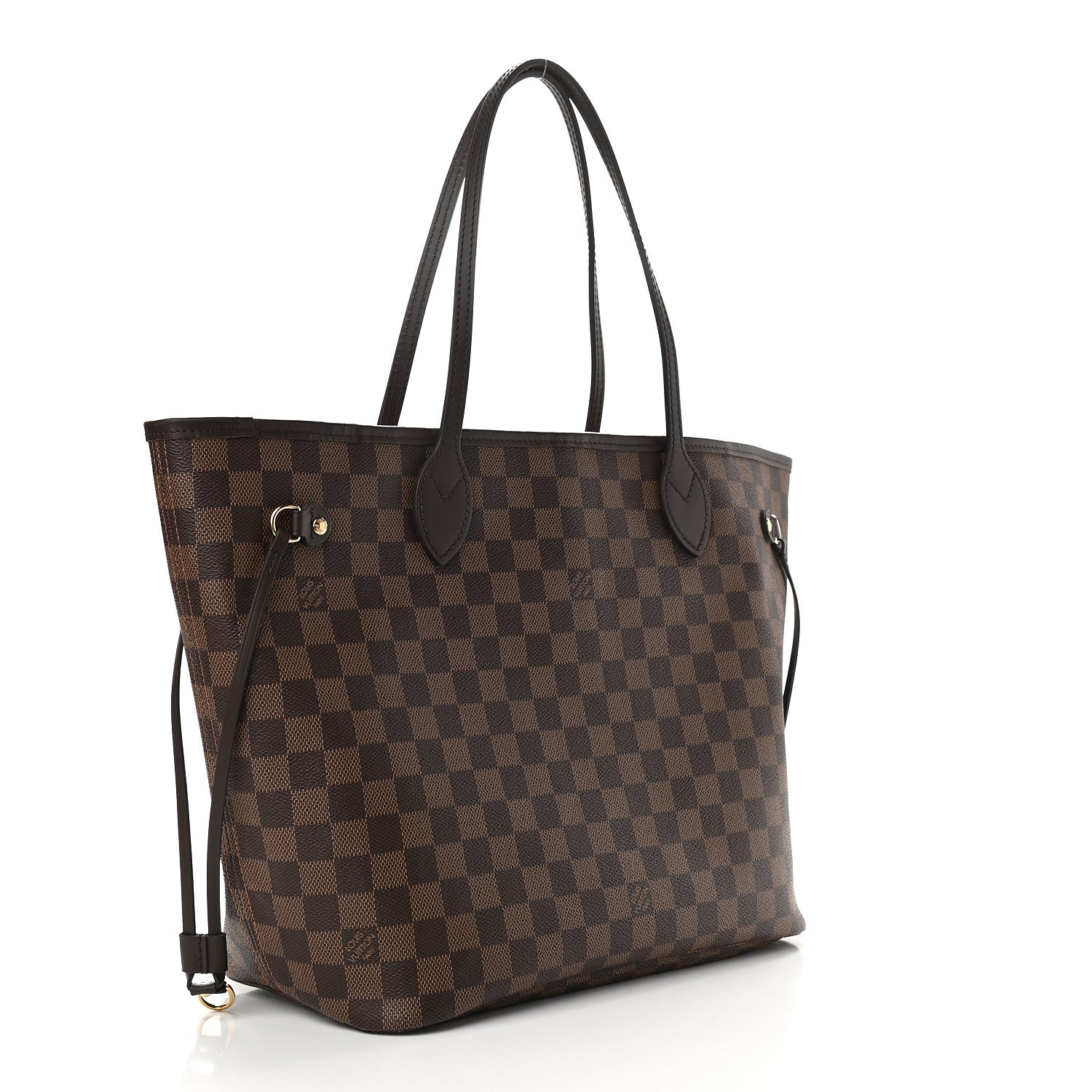 Louis Vuitton Damier Ebene Neo Neverfull MM Rose Ballerine 3 of 8