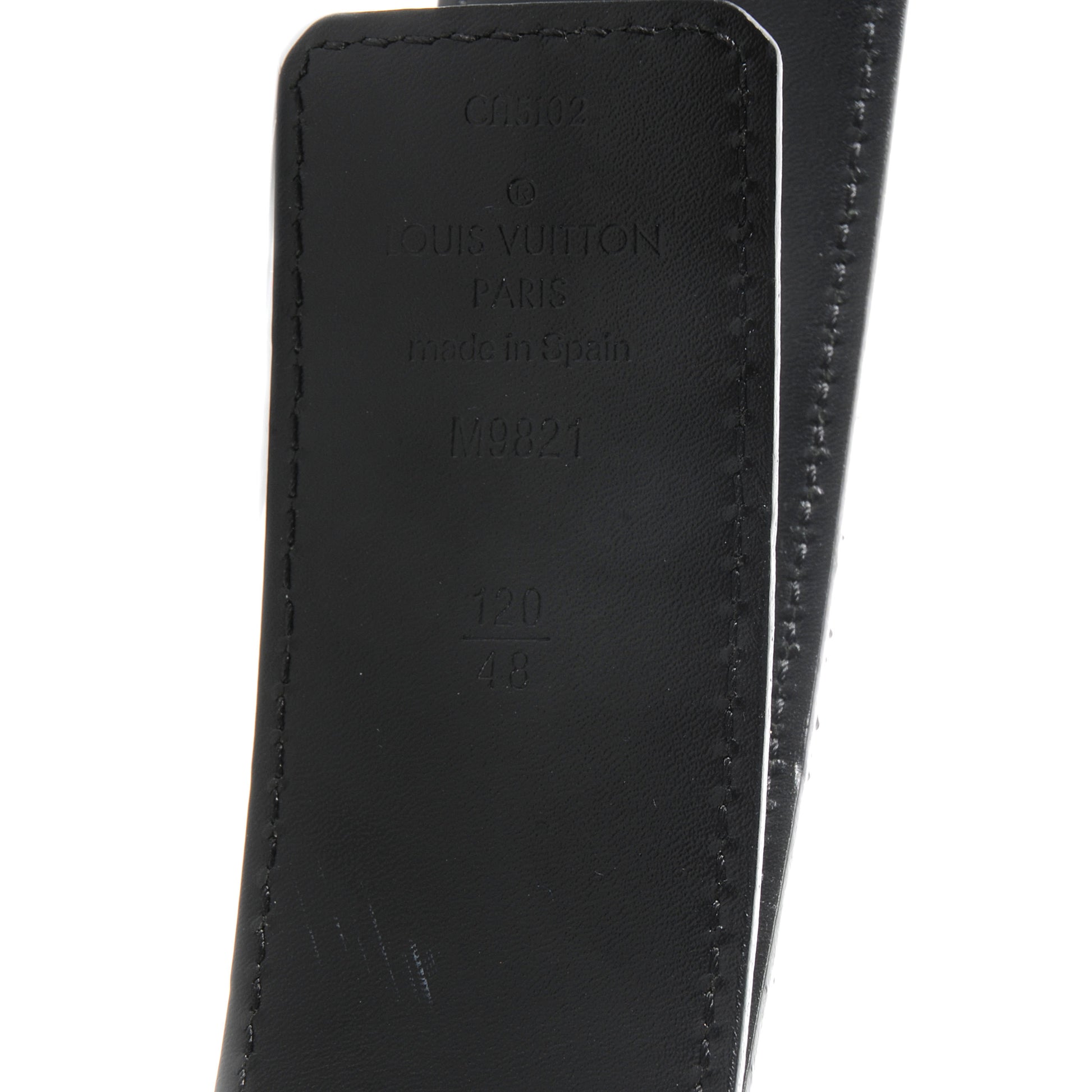 Louis Vuitton Macassar Monogram LV Initiales Reversible Belt120 48 5 of 5
