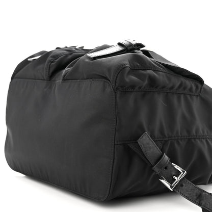 Prada Re-Nylon Saffiano Medium Backpack Black 11 of 15