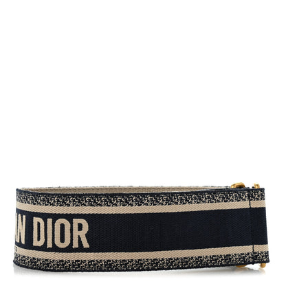 Christian Dior Canvas Embroidered Book Belt M 80 32 Bleu 2 of 6