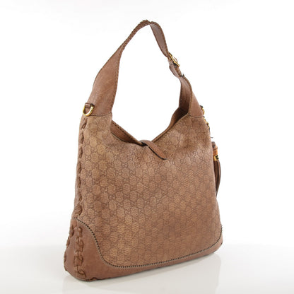 Gucci Guccissima Large New Jackie Shoulder Bag Natural Brown 5 of 11