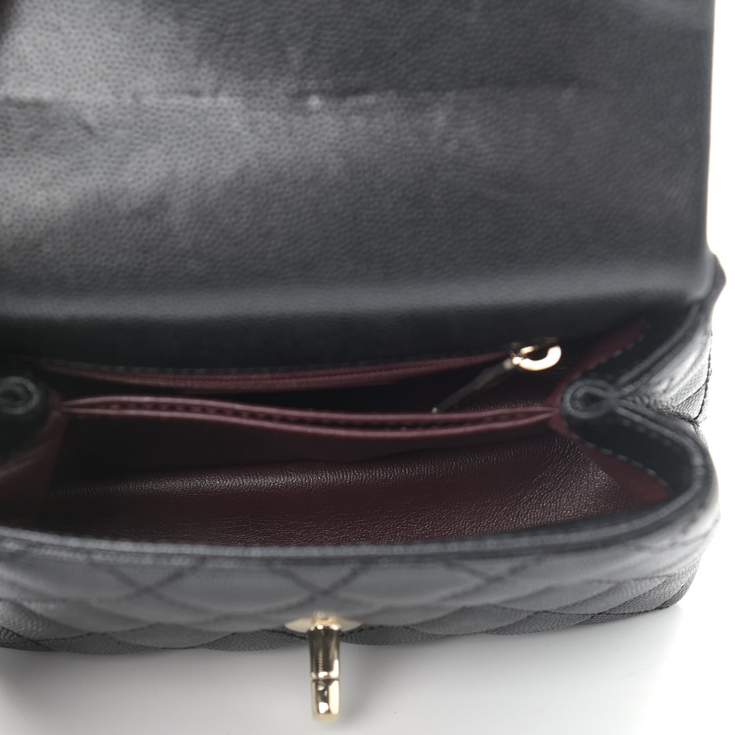 Chanel Caviar Quilted Extra Mini Coco Handle Flap Black 5 of 10