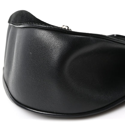 Chloe Suede Smooth Calfskin Drew Shoulder Bag Black 10 of 10