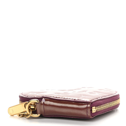 Louis Vuitton Vernis Heart Coin Purse Violet 4 of 9