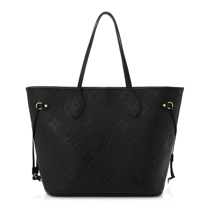 Louis Vuitton Empreinte Monogram Giant Neverfull MM Black 1 of 9