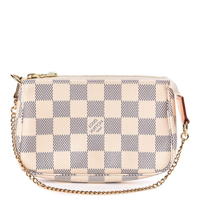 Louis Vuitton Damier Azur Mini Pochette Accessories 1 of 8