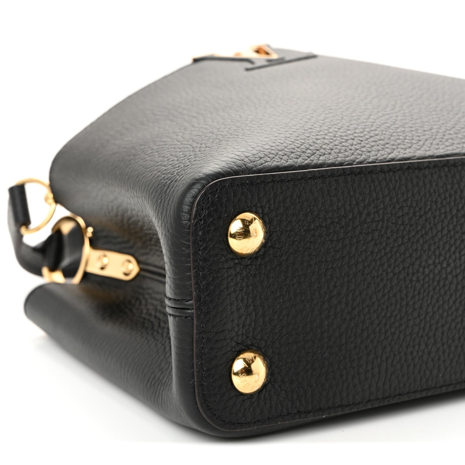 Louis Vuitton Taurillon Capucines BB Black 8 of 9