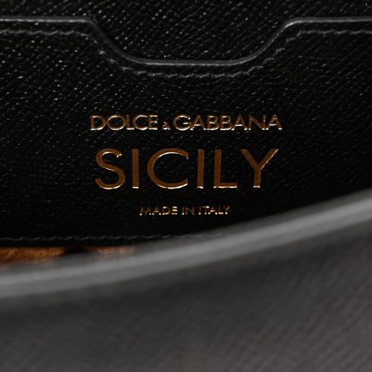 Dolce & Gabbana DOLCE & GABBANA Dauphine Large Miss Sicily Satchel Black 6 of 12