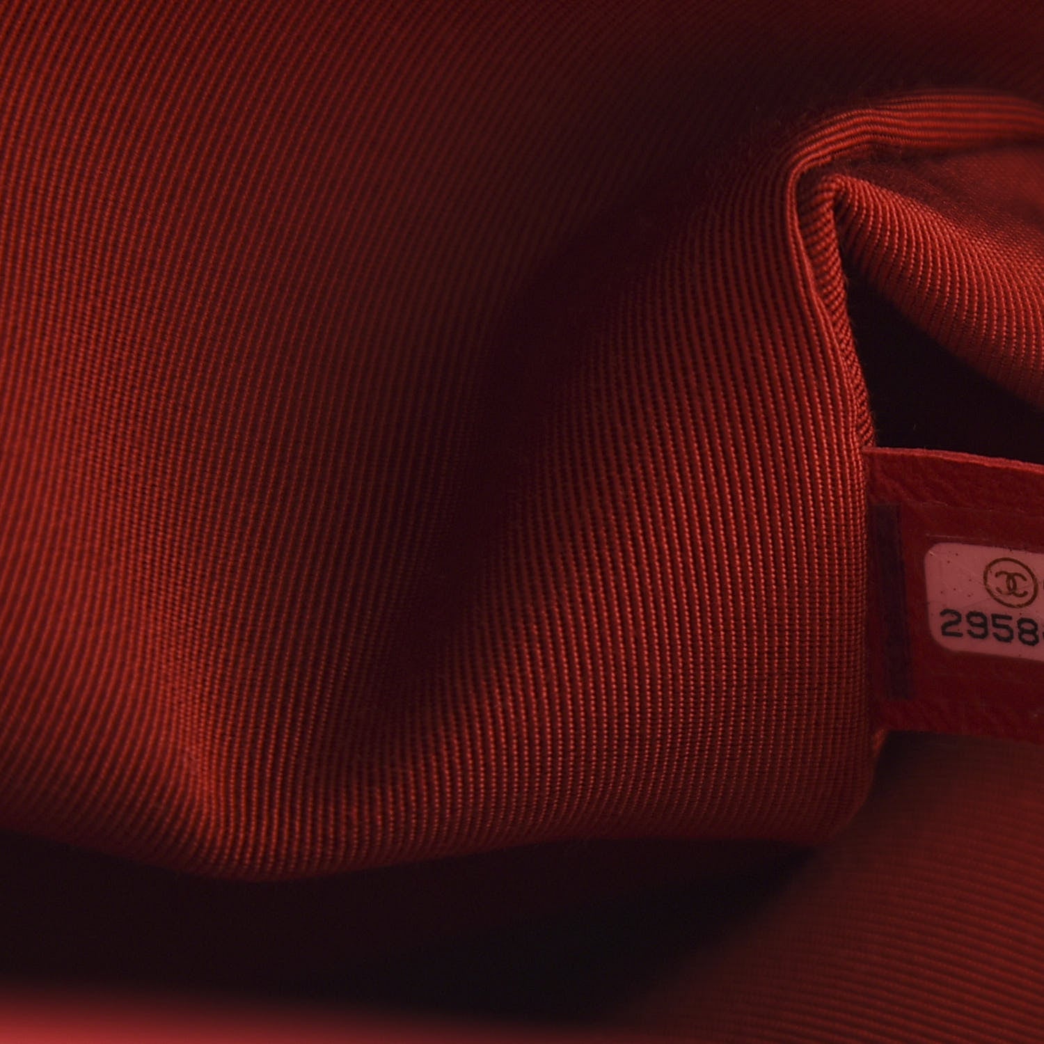 Chanel Goatskin Quilted Large 19 Flap Red 9 of 10