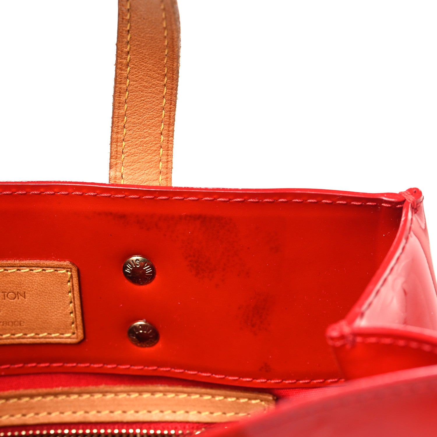 Louis Vuitton Vernis Reade PM Rouge 10 of 11