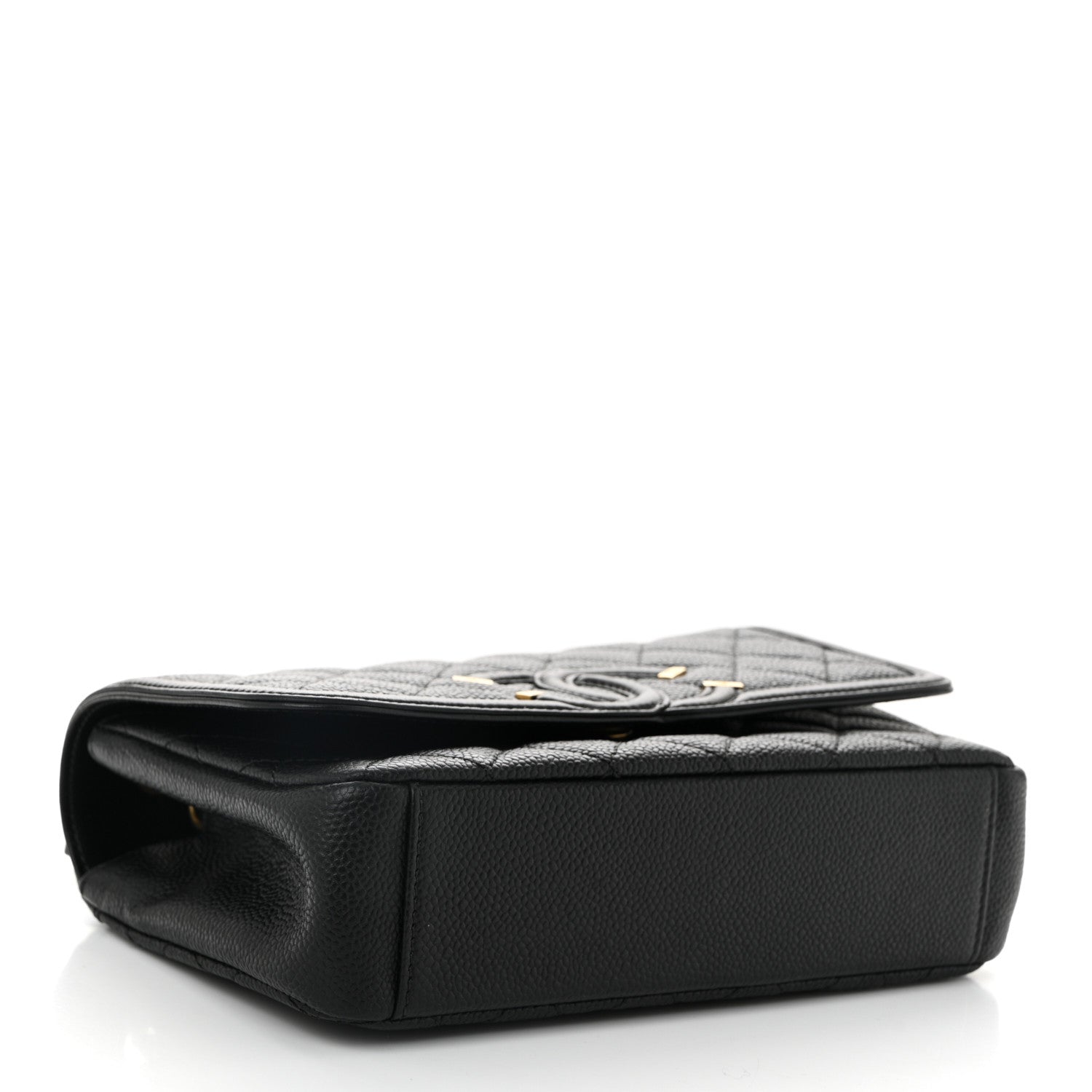 Chanel Caviar Quilted Small CC Filigree Flap Black 4 of 10