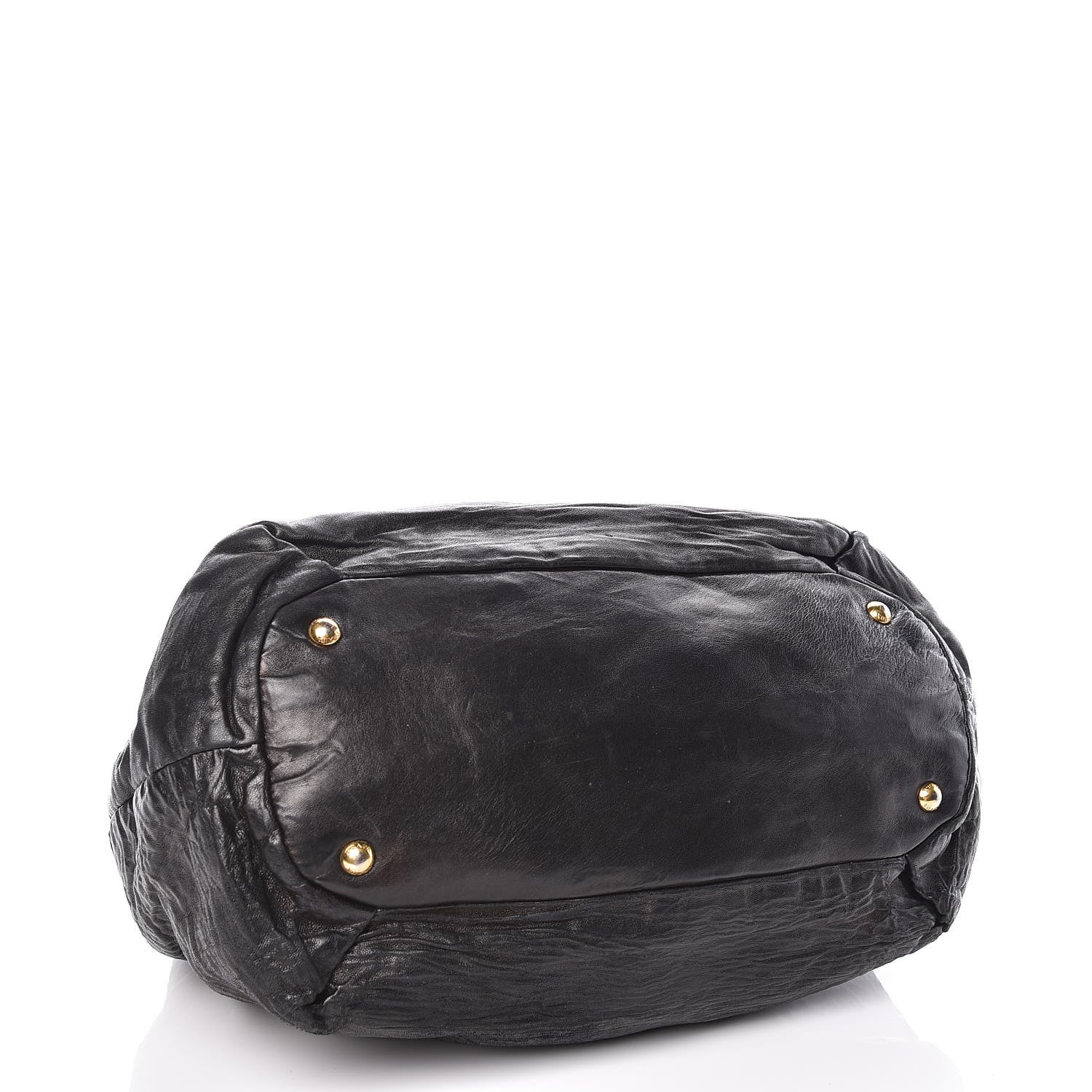 Prada Nappa Antique Tote Black 4 of 9