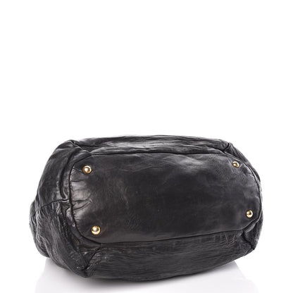 Prada Nappa Antique Tote Black 4 of 9