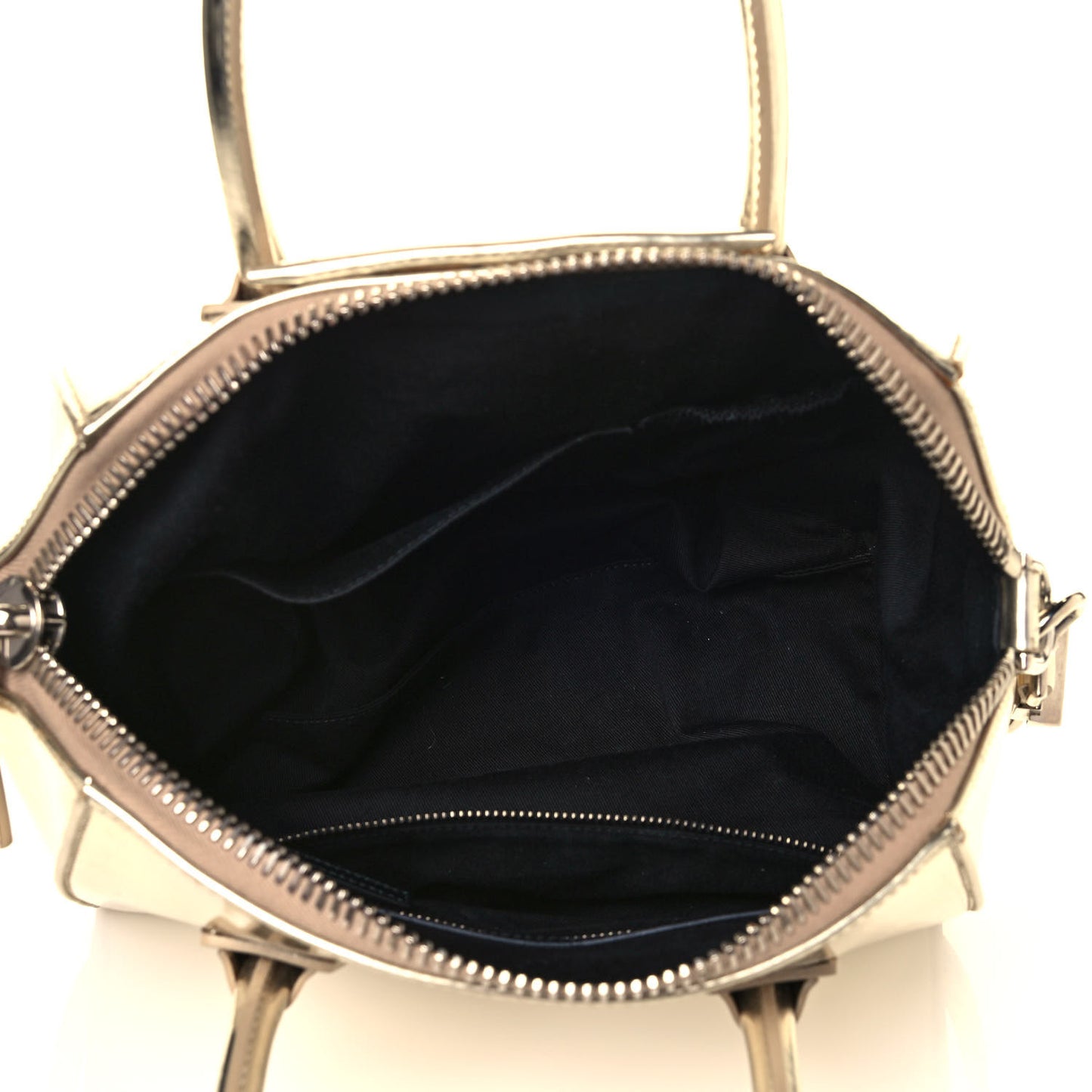 Metallic Calfskin Medium Antigona Gold