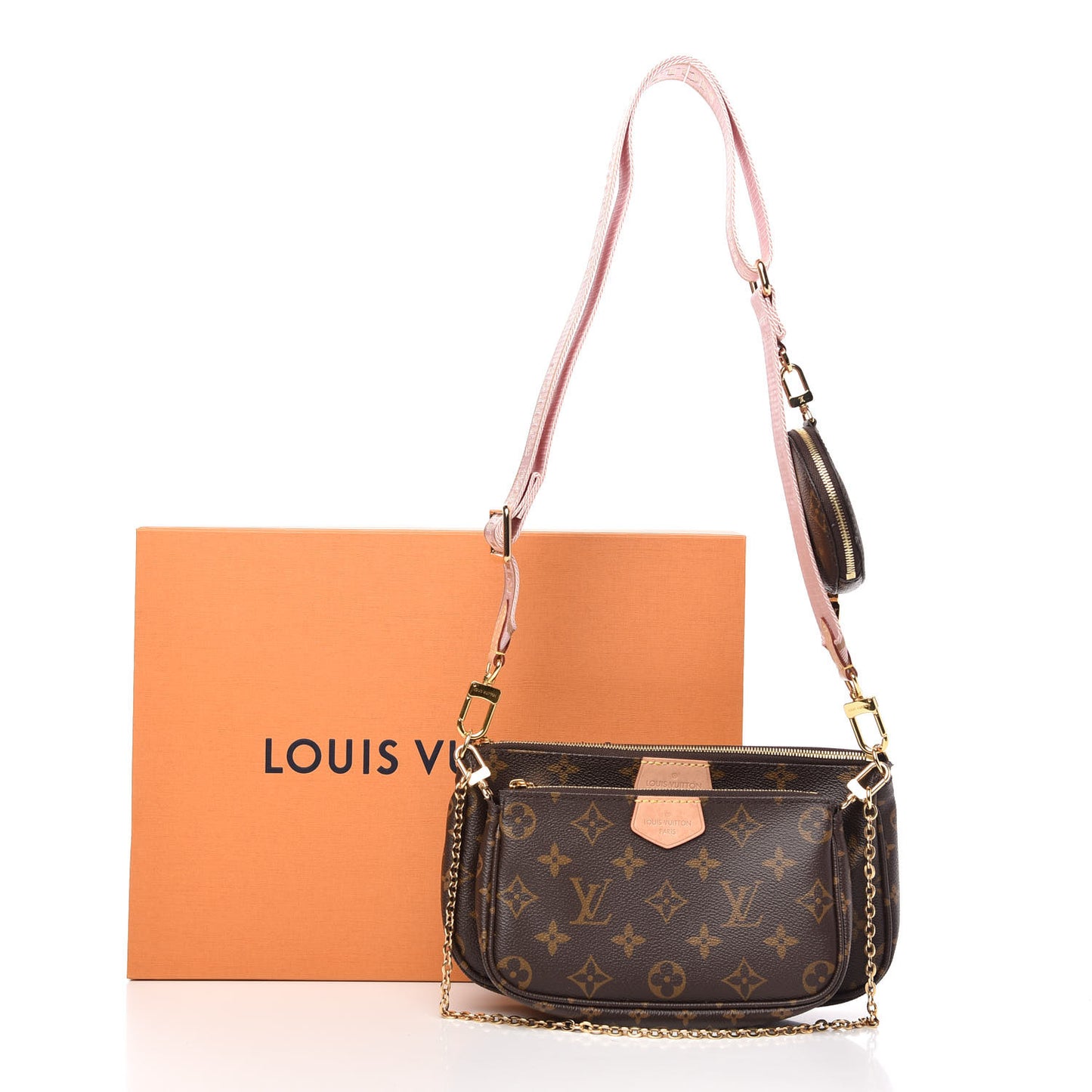 Monogram Multi Pochette Accessories Rose Clair