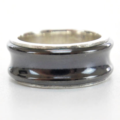 Tiffany Sterling Silver Titanium 1837 Ring 6 2 of 7