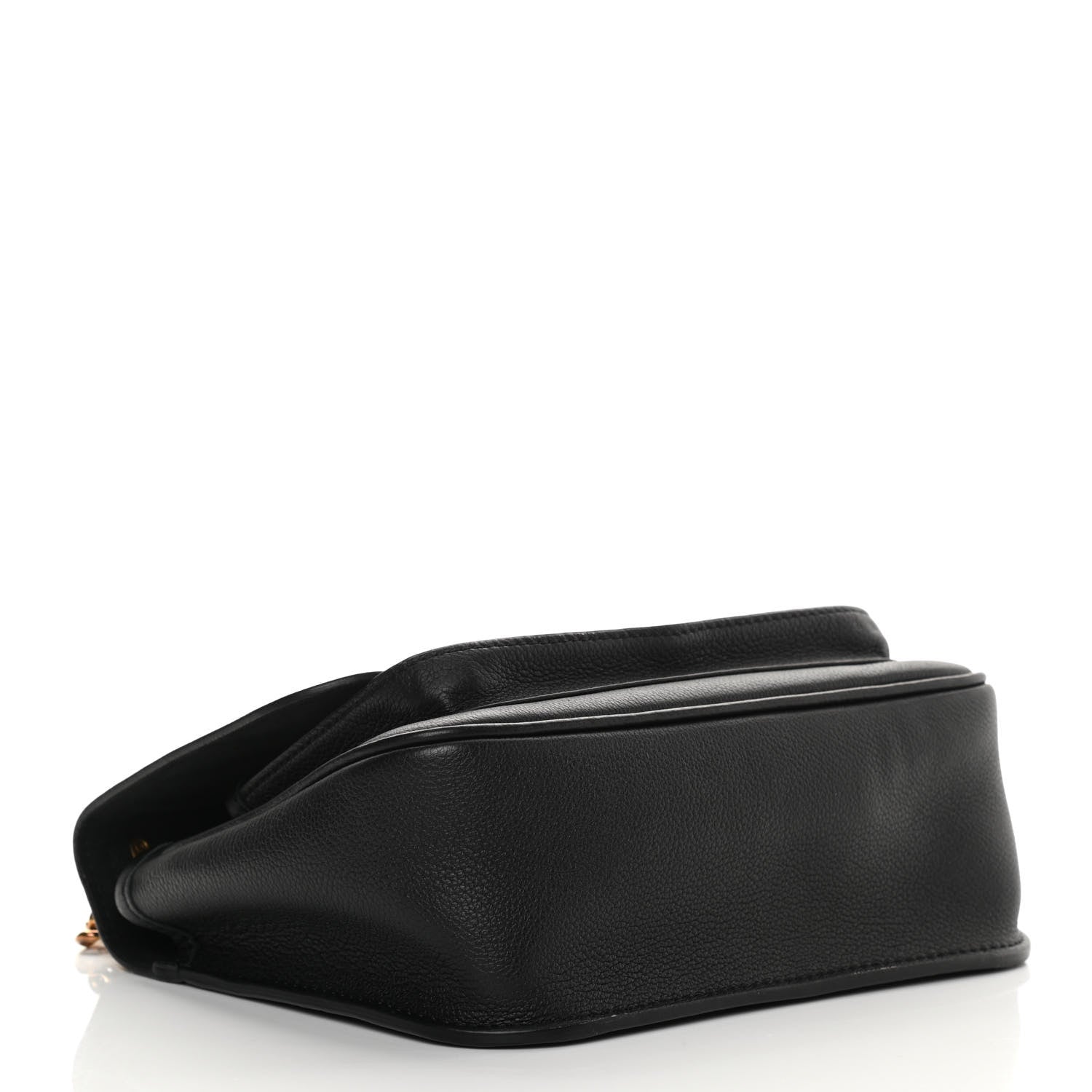 Louis Vuitton Grained Calfskin Lockme Chain Bag PM Black 4 of 13