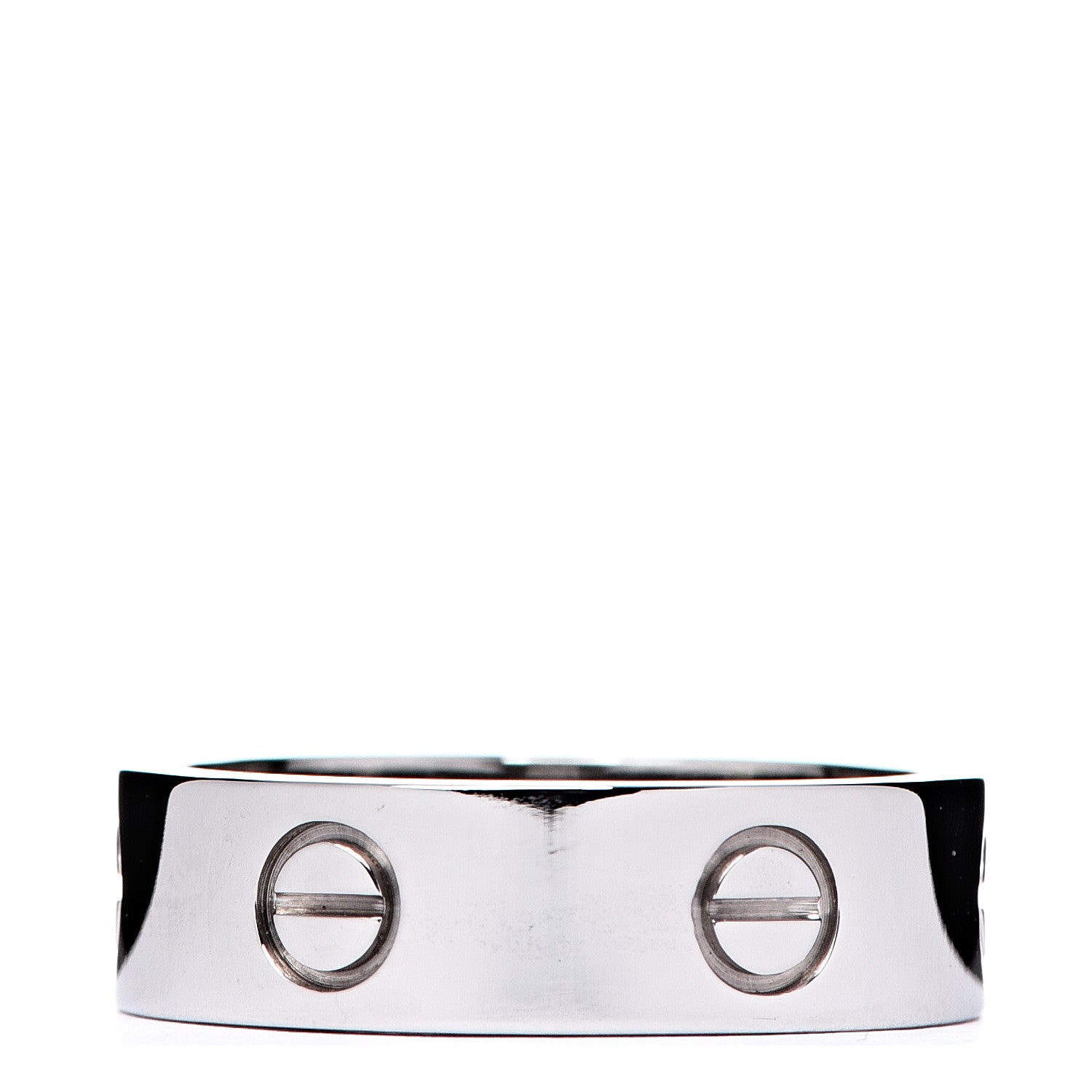 Cartier 18K White Gold 5.5mm LOVE Ring 58 8.25 2 of 4