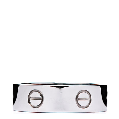 Cartier 18K White Gold 5.5mm LOVE Ring 58 8.25 2 of 4