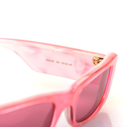 Gucci Acetate Square Sunglasses GG0516S Pink 6 of 8