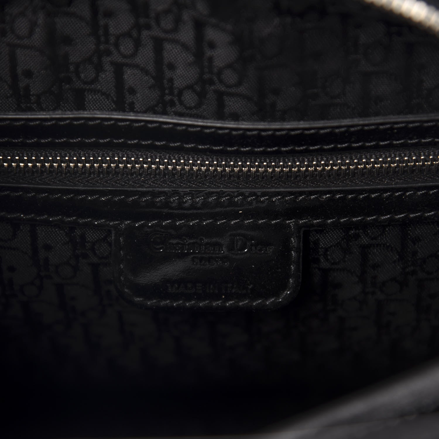 Christian Dior Patent Cannage Large Lady Dior Black 9 of 11