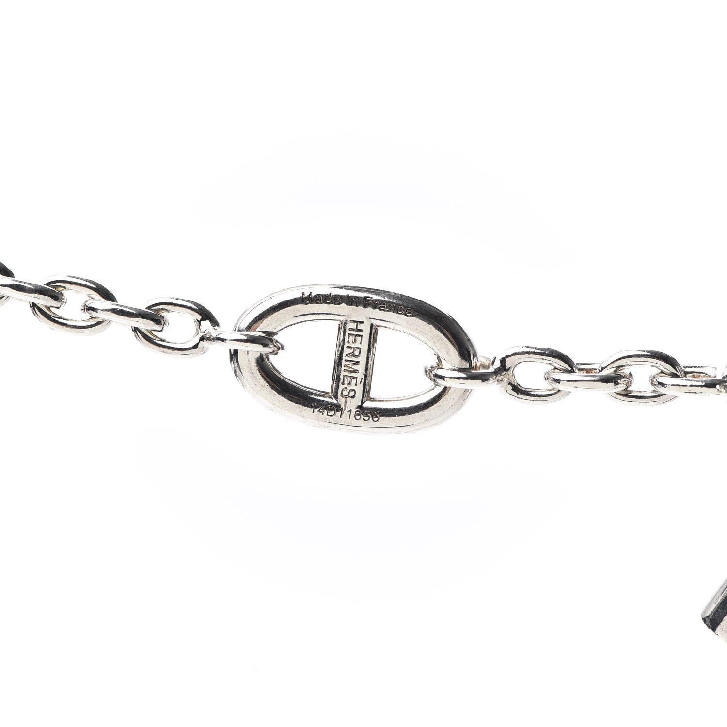 Hermes Sterling Silver Farandole Necklace 120 4 of 5