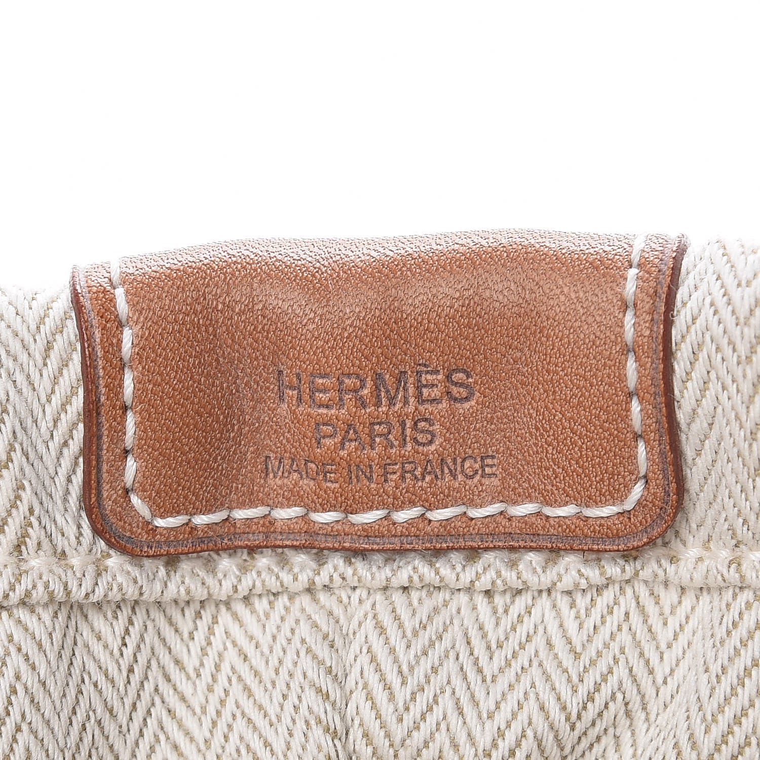 Hermes Canvas Barenia Fourbi 20 PM Pouch Naturel Fauve 8 of 10
