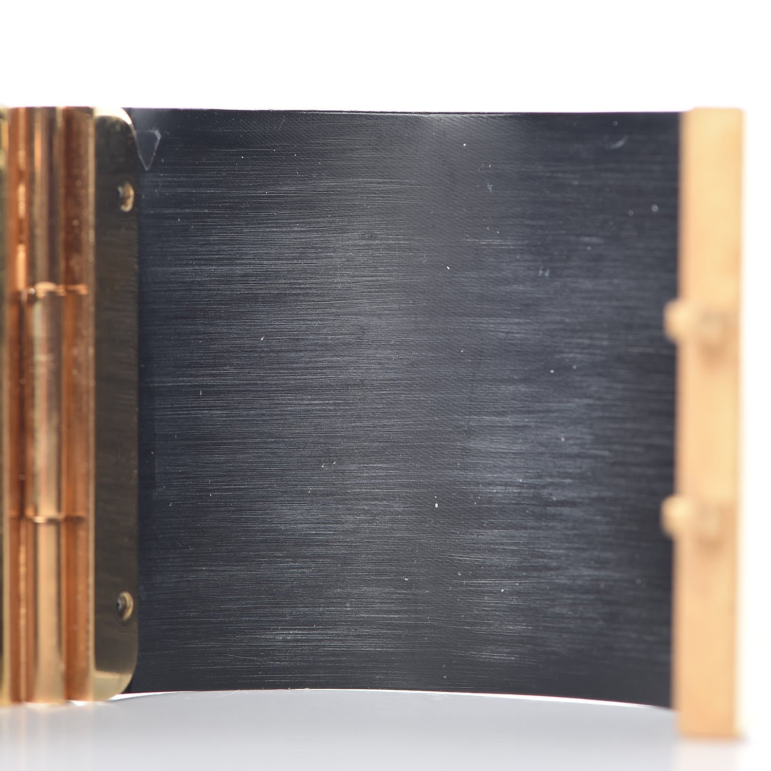 Chanel Resin CC Cuff Black Gold 5 of 5