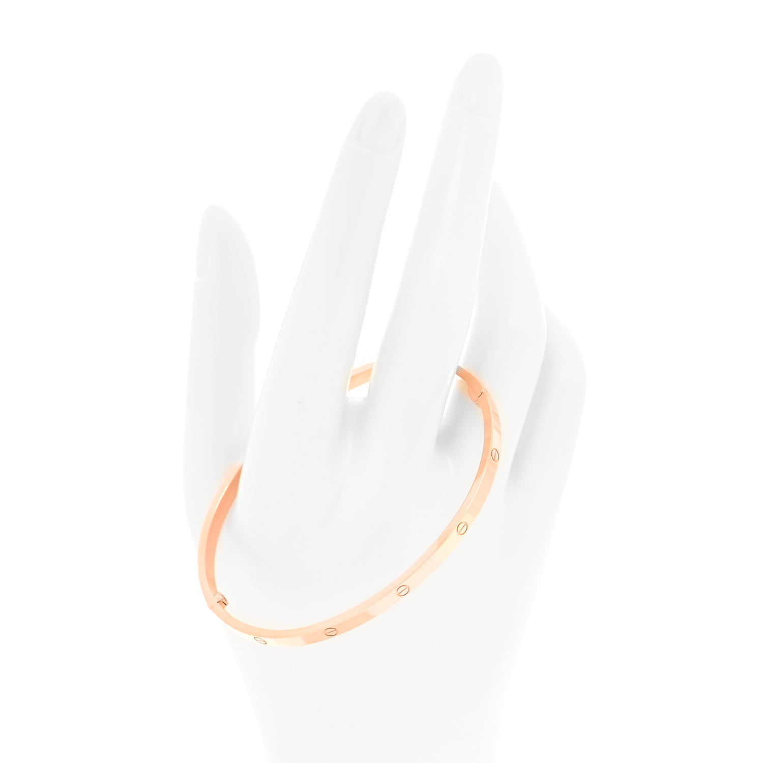 Cartier 18K Pink Gold Small LOVE Bracelet 20 2 of 6