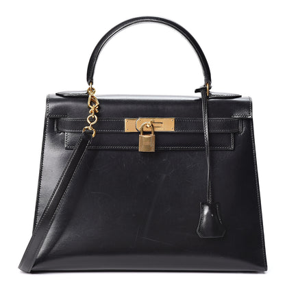 Hermes Box Kelly Sellier 28 Black 1 of 11