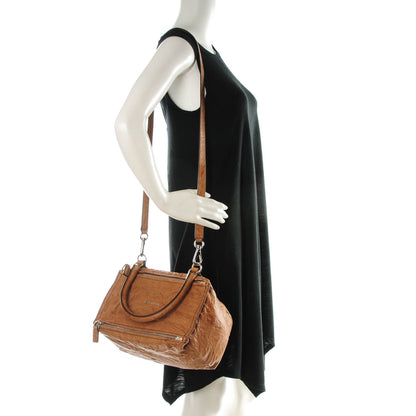 Givenchy Tumbled Sheepskin Small Pandora Caramel 2 of 7