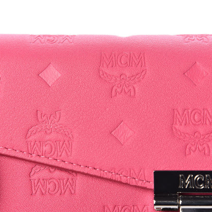 MCM Calfskin Ottomar Large Patricia Wallet On Chain Pink 8 of 8