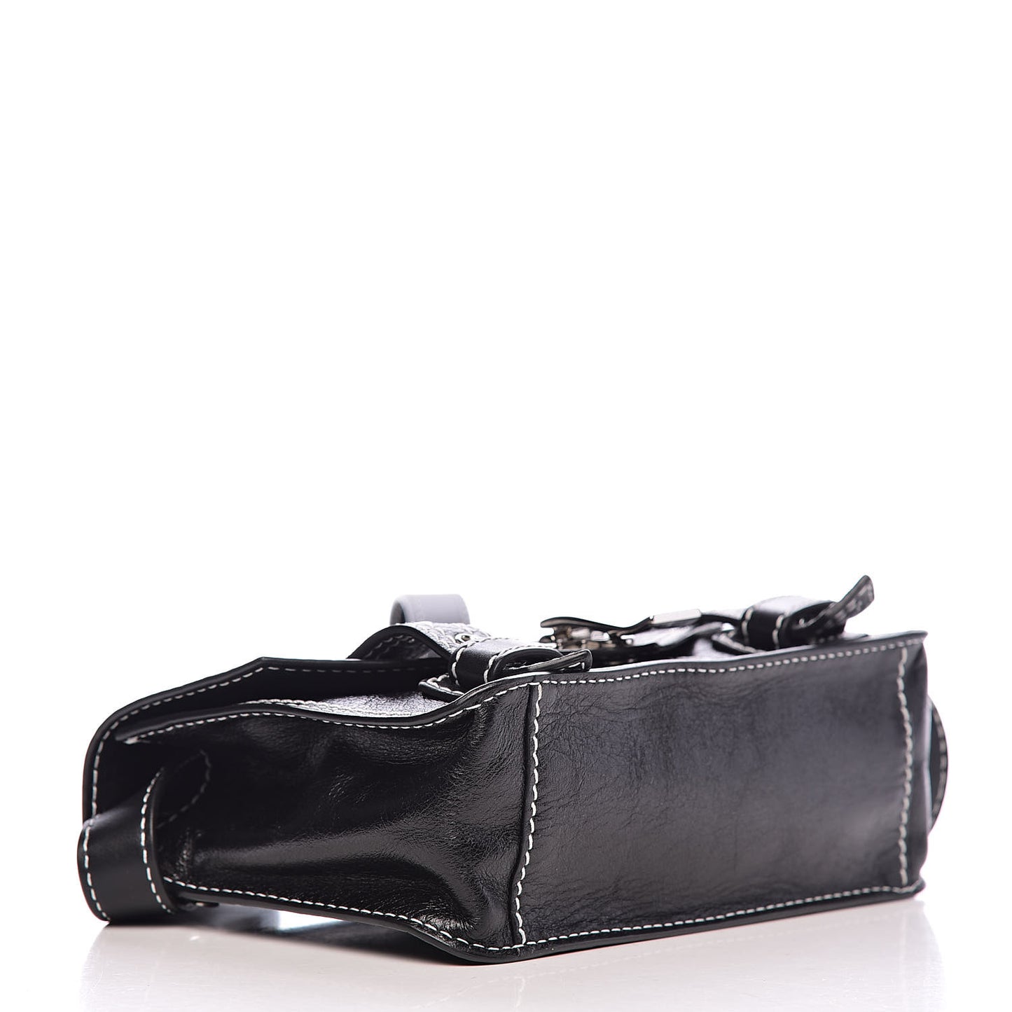 Lambskin PS1+ Mini Pouch Messenger Black