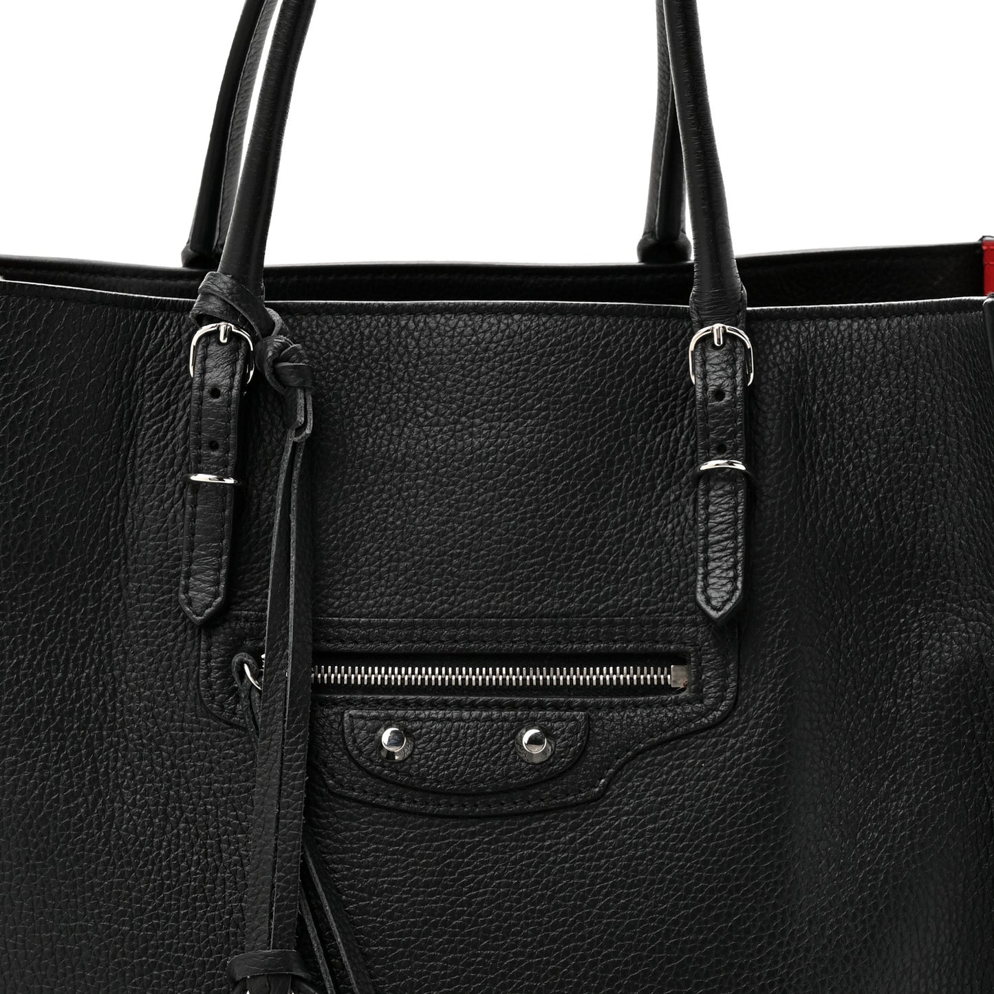 Veau Papier A5 Zip Around Tote Black