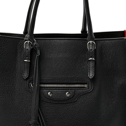 Balenciaga Veau Papier A5 Zip Around Tote Black 8 of 14