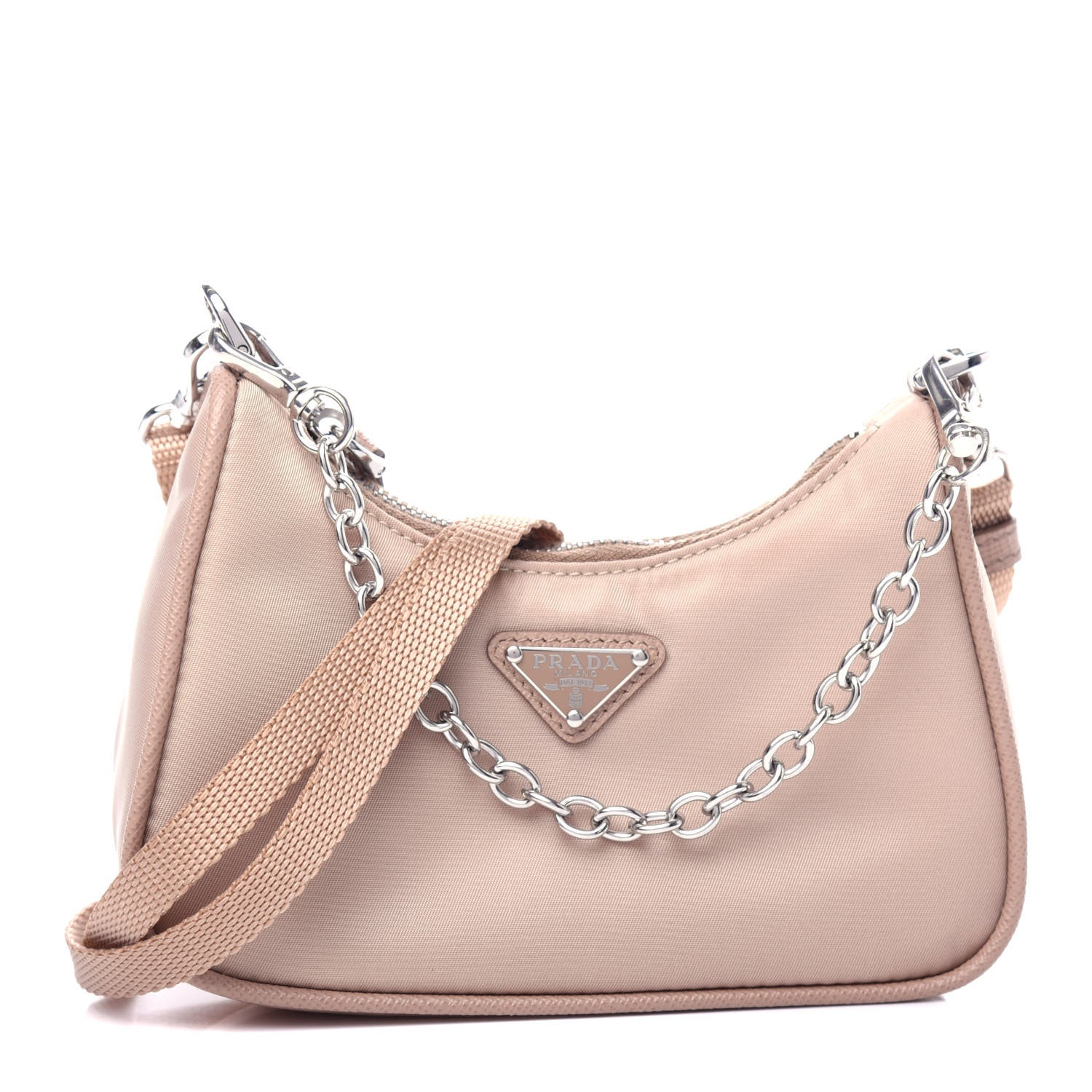 Prada Tessuto Nylon Saffiano Mini Re-Edition 2000 Shoulder Bag Cammeo 1 of 12
