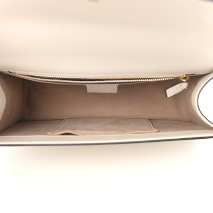 Gucci Calfskin Small Sylvie Shoulder Bag Off White 7 of 10