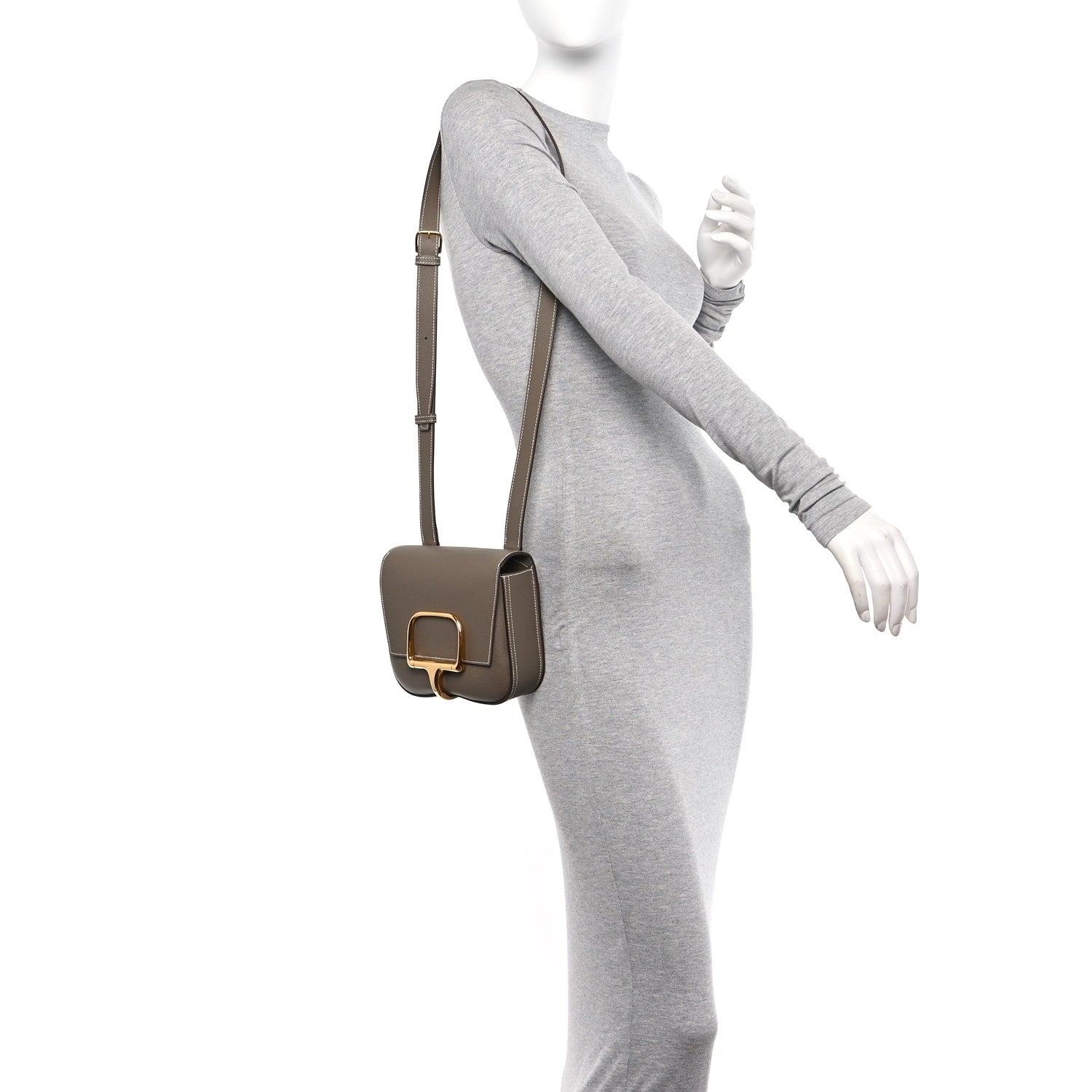 Hermes Epsom Mini Della Cavalleria Etoupe 2 of 11