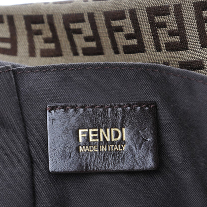 Fendi Zucchino Charm Large Shopper Tote Purple 6 of 7