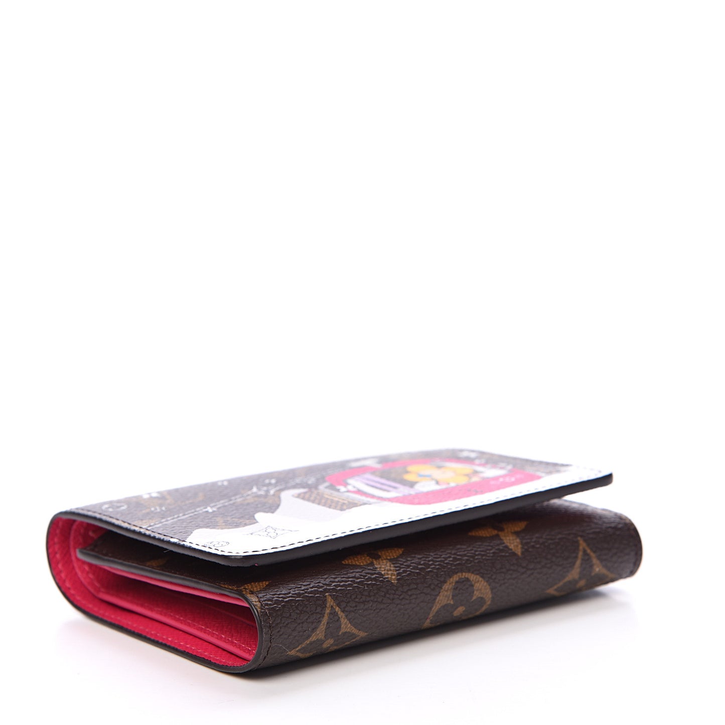Monogram 2019 Christmas Animation Victorine Wallet Fuchsia