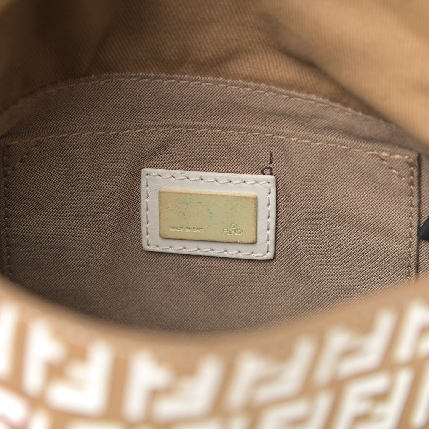 Zucchino Embellished Mini Mama Baguette Beige