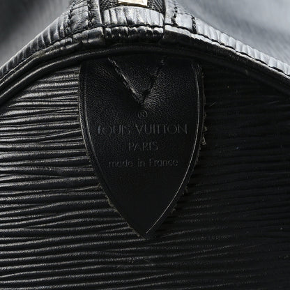Louis Vuitton Epi Keepall 55 Black 7 of 14