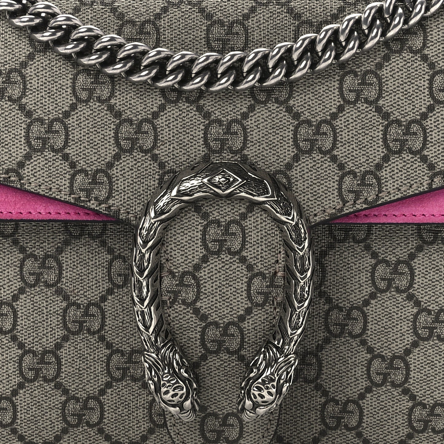 GG Supreme Monogram Small Dionysus Shoulder Bag Pink