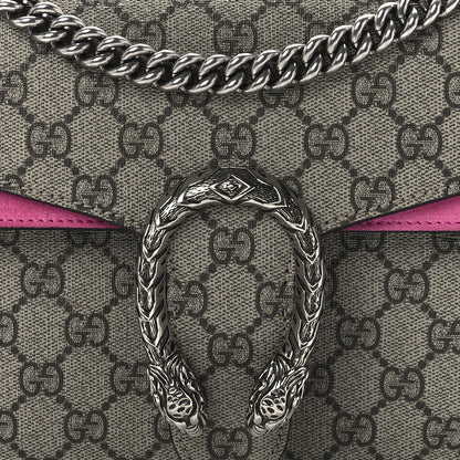 Gucci GG Supreme Monogram Small Dionysus Shoulder Bag Pink 9 of 12