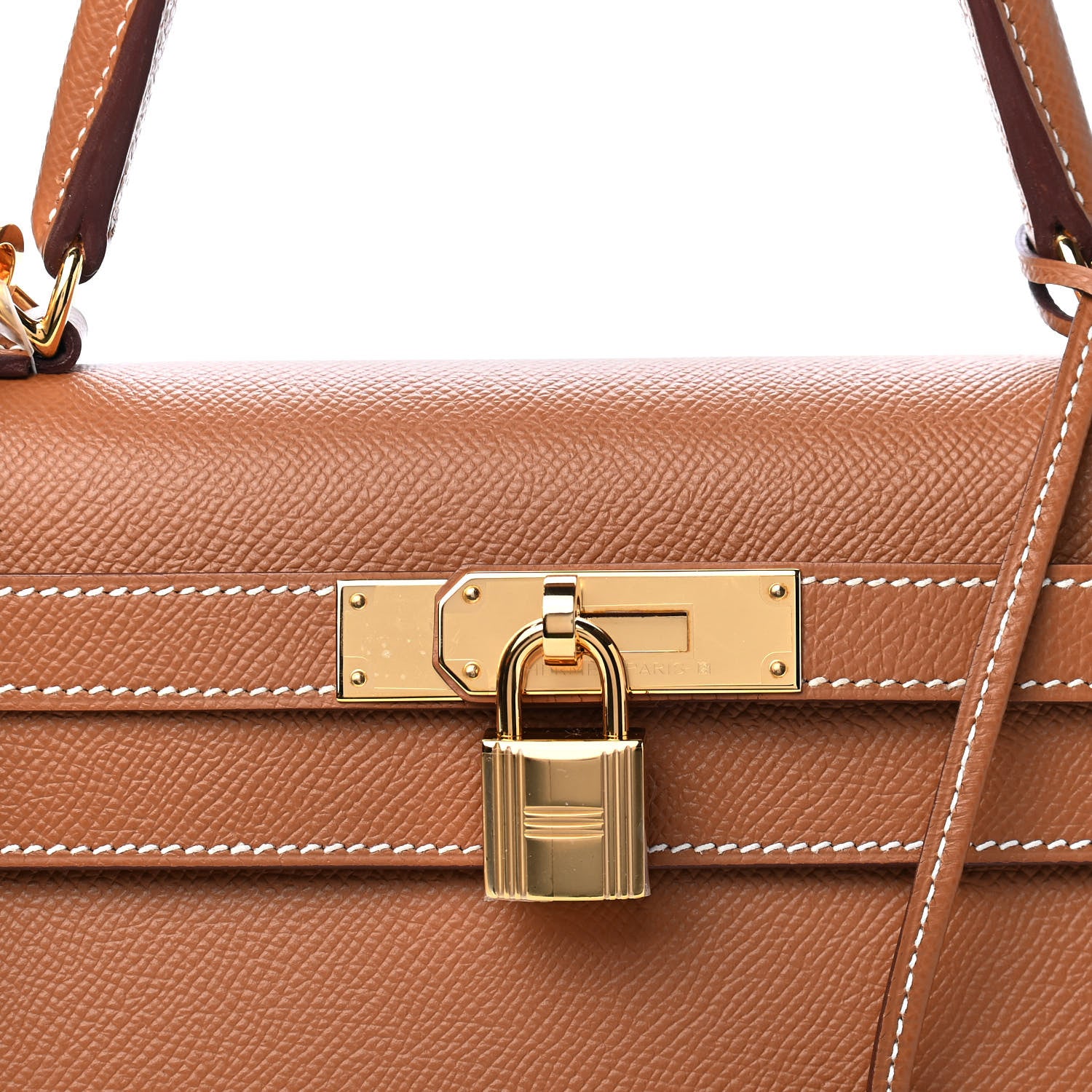 Hermes Epsom Kelly Sellier 28 Gold 8 of 11