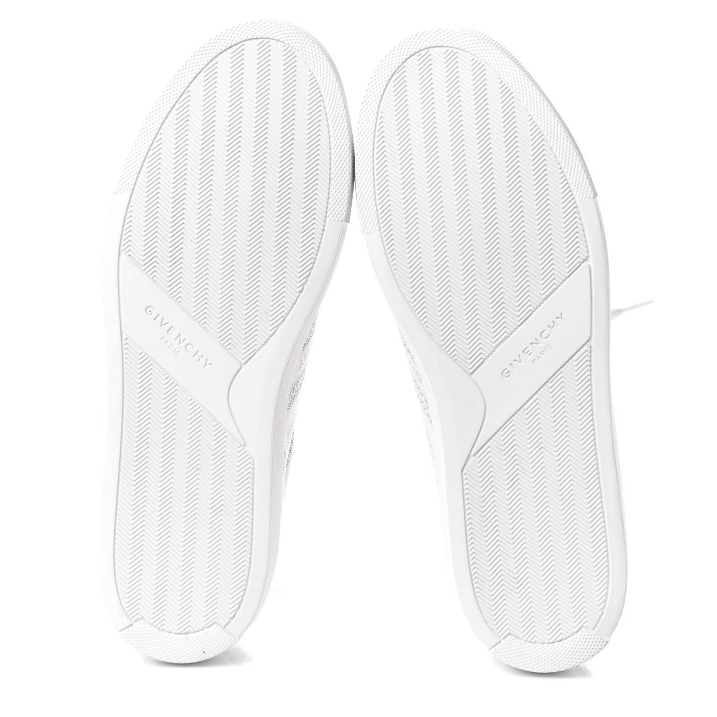 Calfskin Logo Chain Print Urban Street Sneakers 39 White